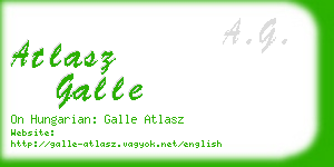 atlasz galle business card